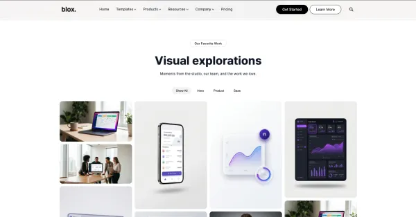 blox Gallery template preview