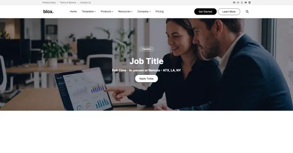 blox Job Post template preview