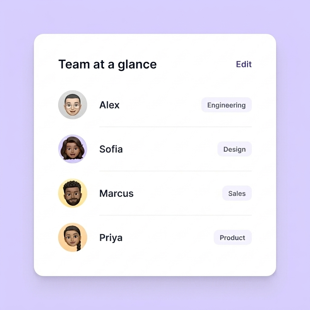 Team management platform